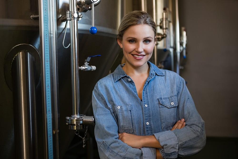 Smailing women with holding hand