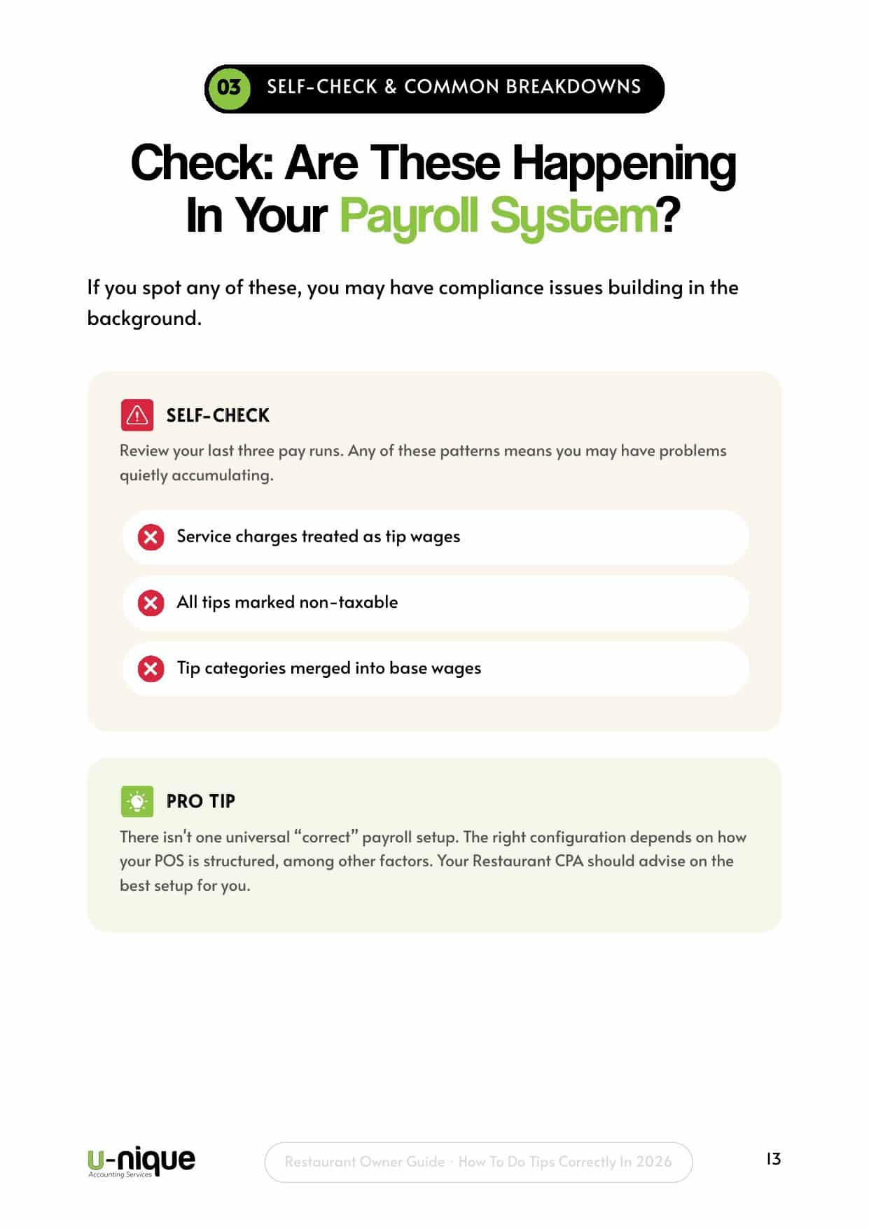 unique tips page 13