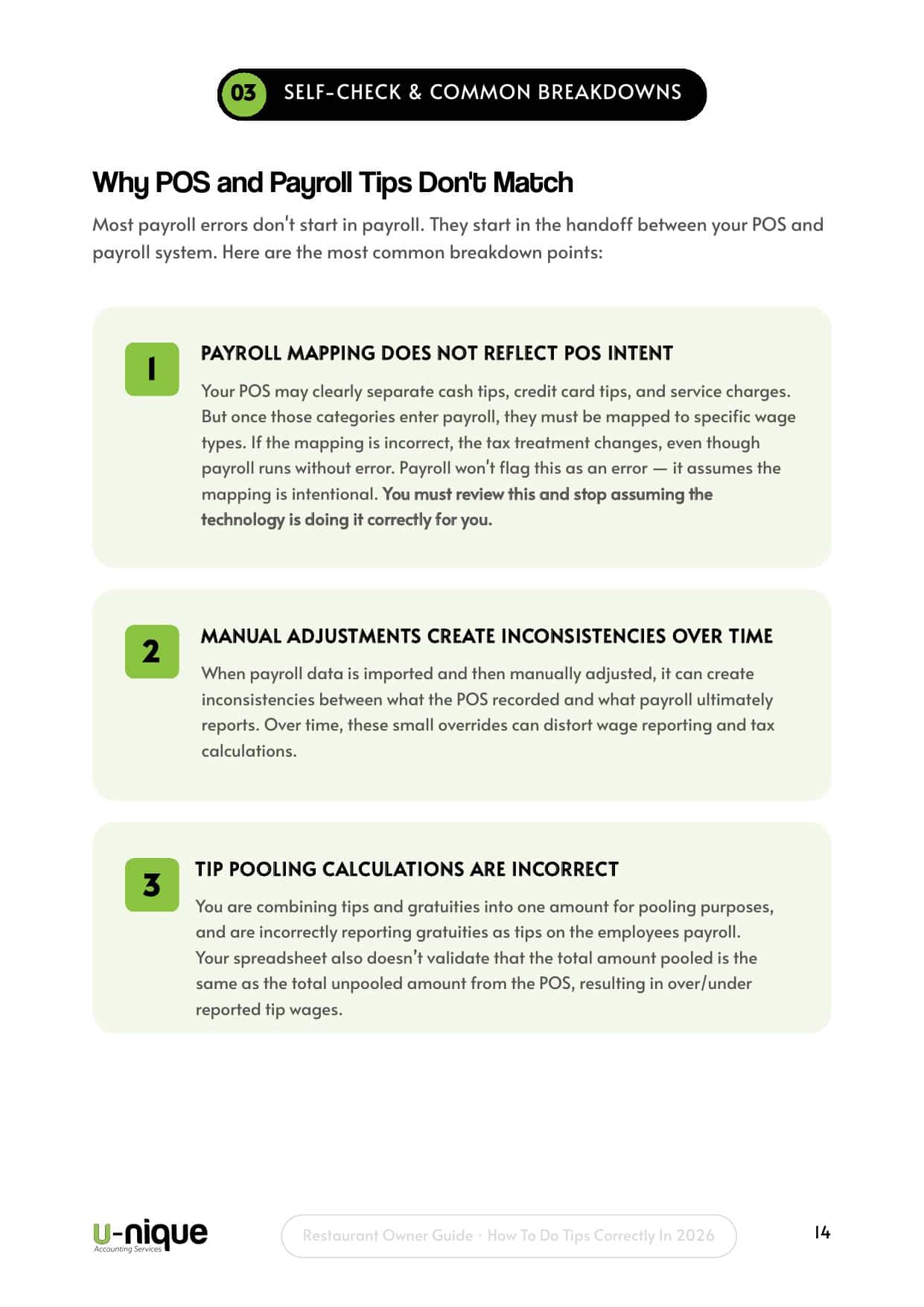 unique tips page 14